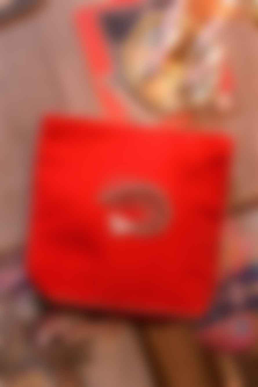 My Doris Prawn Velvet Make Up Bag - Red