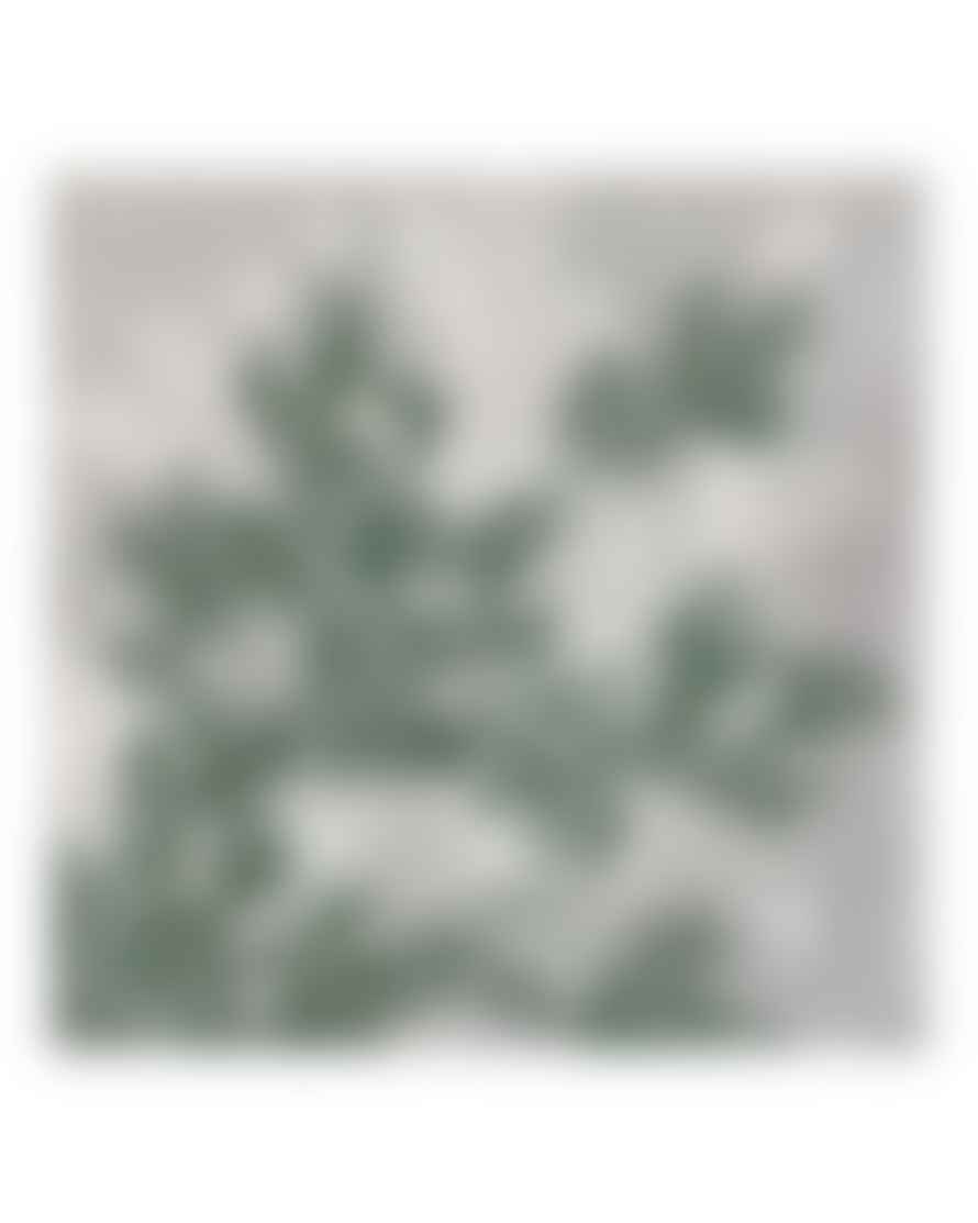 Francoise Paviot Christmas Paper Napkins 40x40cm Frosted Pine
