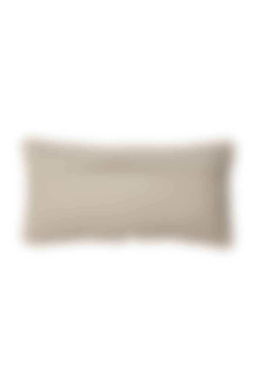 Light & Living Levis Beige & White Cushion 60x30cm