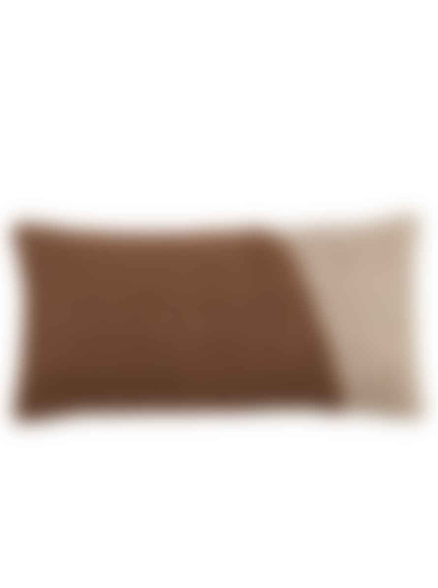 Light & Living Canberra Brown & Beige Cushion 60x30cm