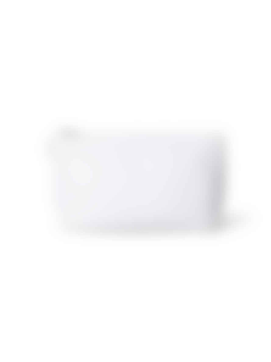 Chalk Waffle Wash Bag In White