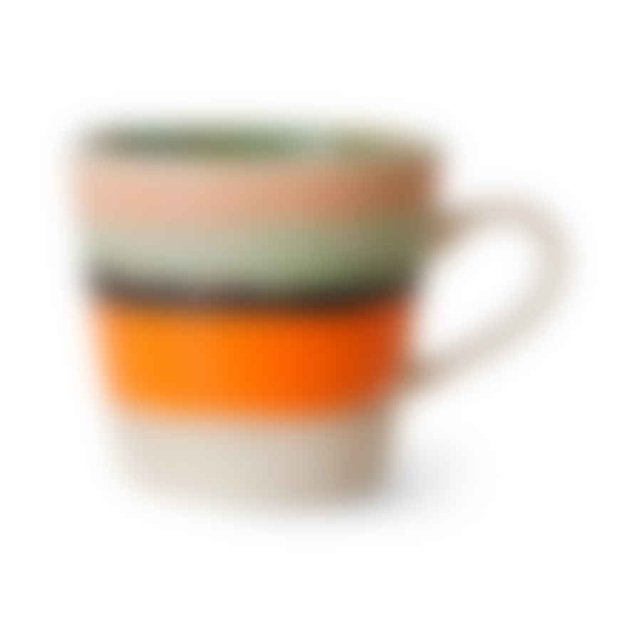 HK Living 70's Ceramics Burst Cappuccino Mug