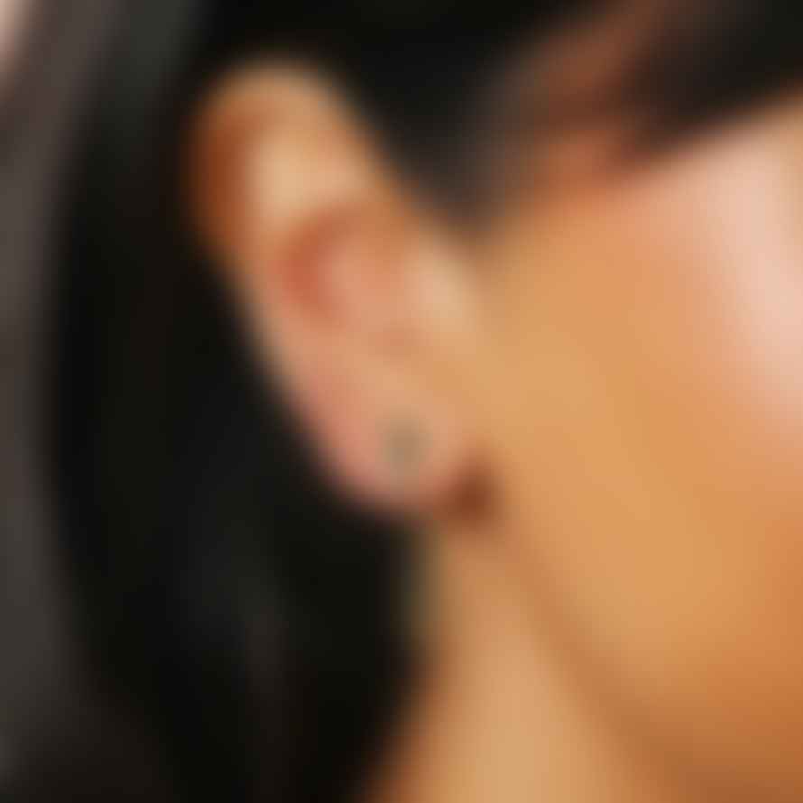 Lisa Angel Green & Pink Chain Earrings