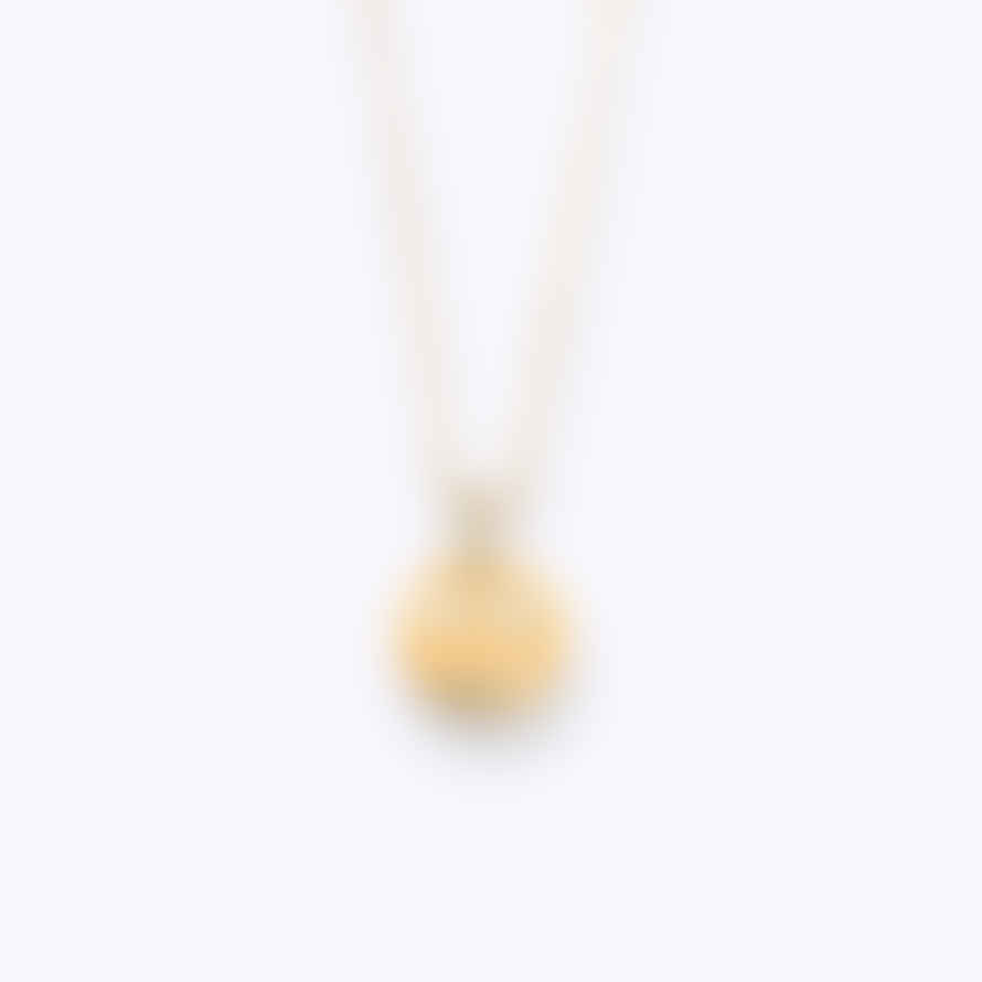 All The Things We Love Golden Smiley Necklace