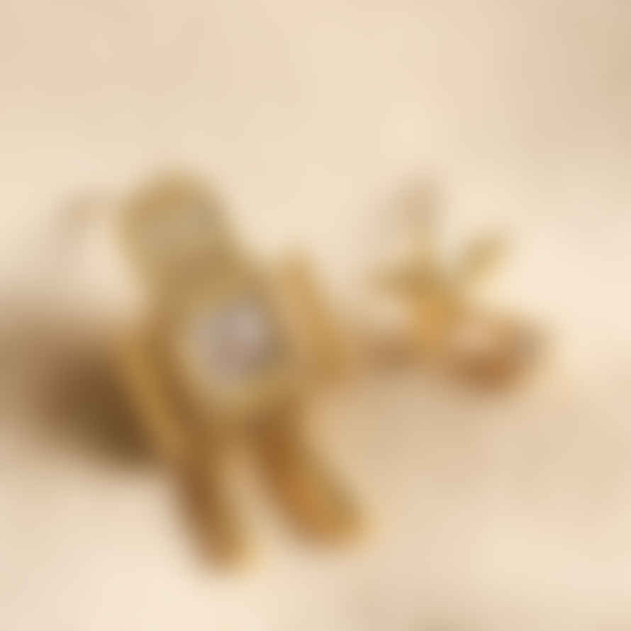 Lisa Angel Lisa Angel Robot & Star Stud Earrings Gold