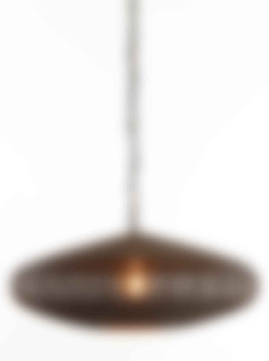 Light & Living Small Bahoto Hanging Lamp In Dark Brown