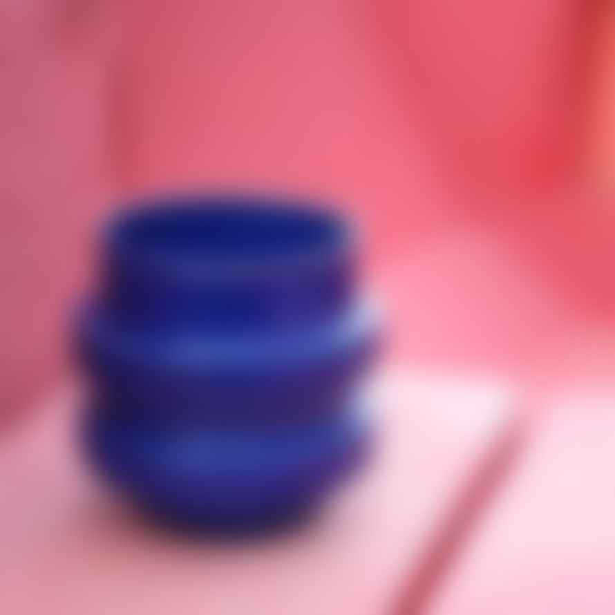 casa atlantica Cobat Blue Stoneware Pot