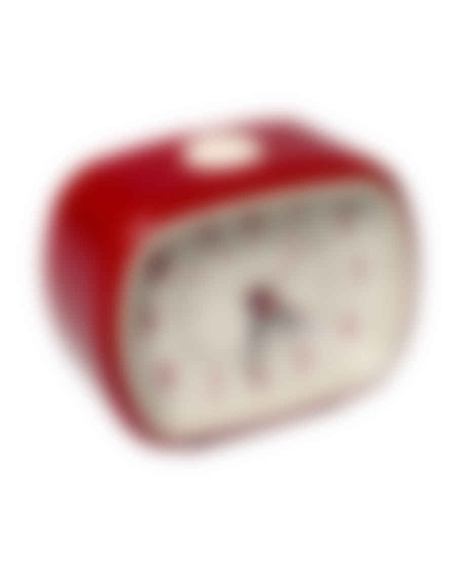 Rex London Red Retro Alarm Clock