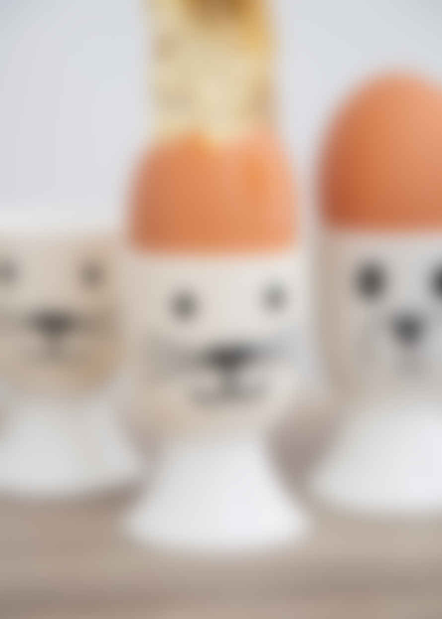 Kitchen Craft Dog and Cat Egg Cups Set of 4