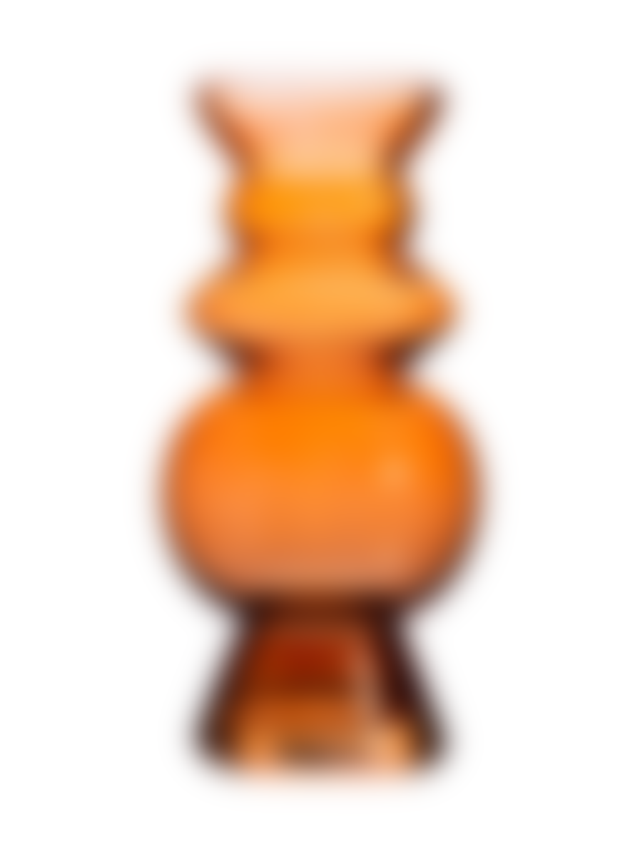 Sass & Belle  Selina Glass Vase - Dark Amber