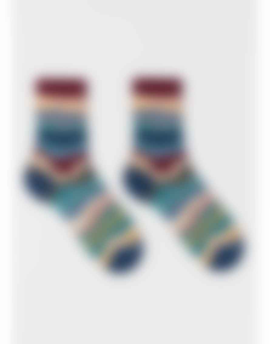Paul Smith Paul Smith Watercolour Stripes Socks Size: Os, Col: Multi