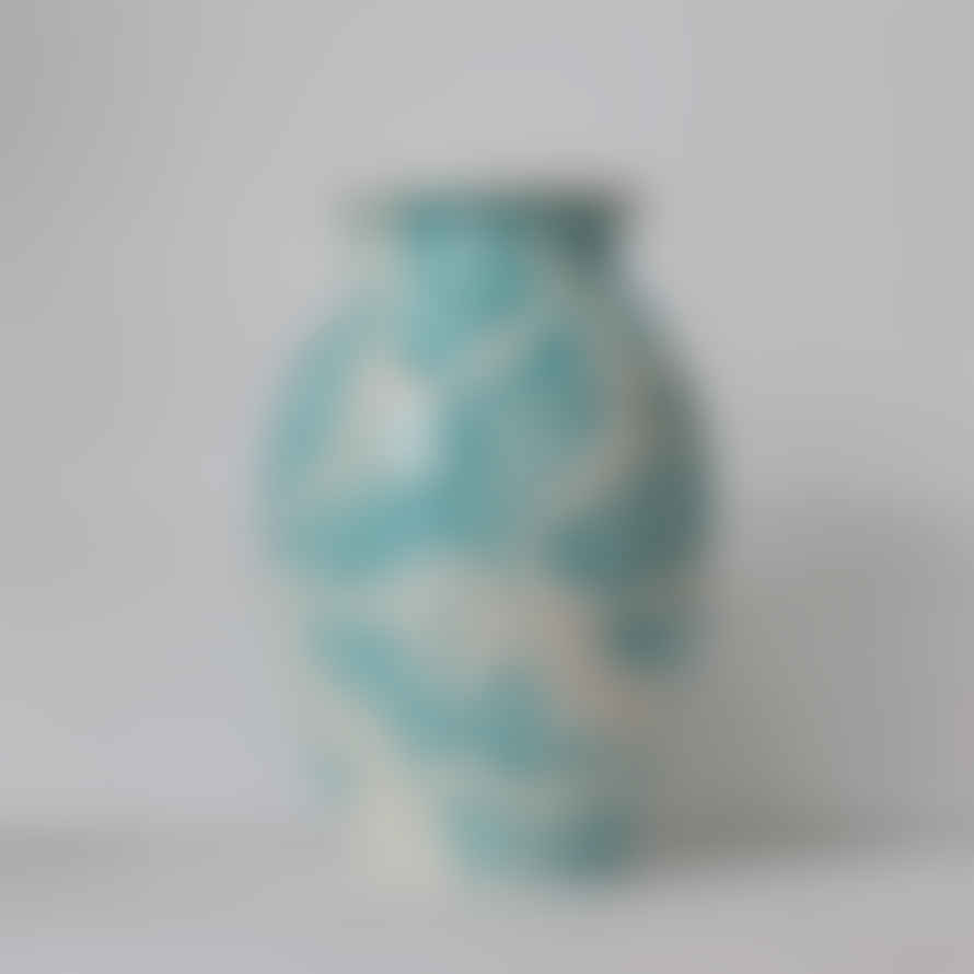 Rosanna Corfe New Herons Classic Vase - Icy Blue