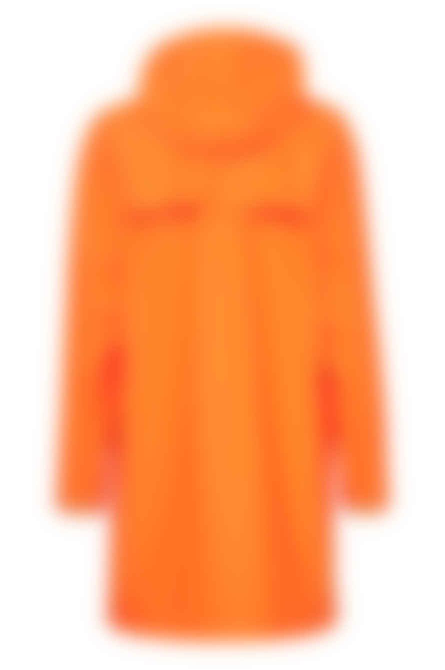 ICHI Ihtazi Persimmon Orange Rain Jacket