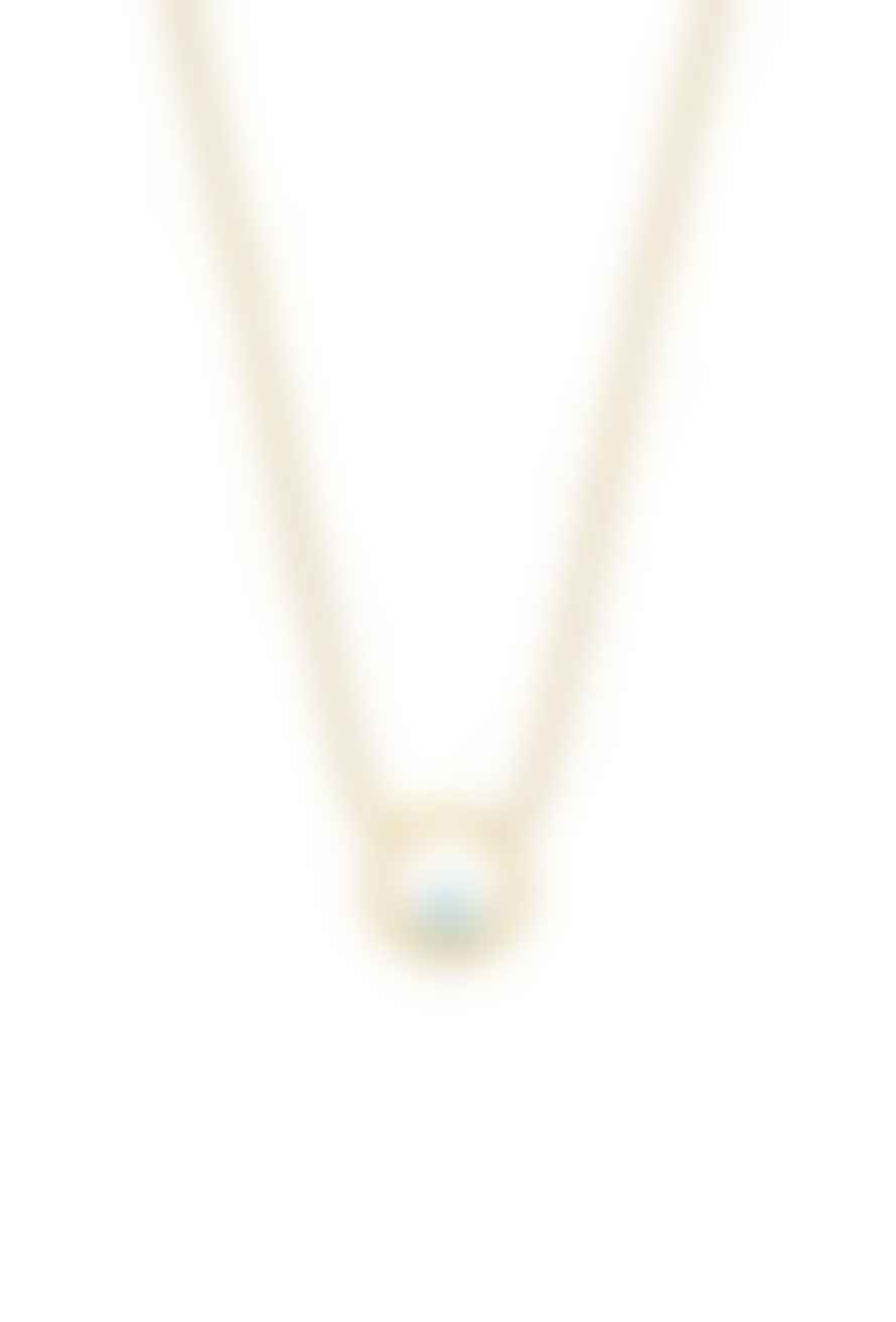 Estella Bartlett  Opal Circle Necklace - Gold Plated