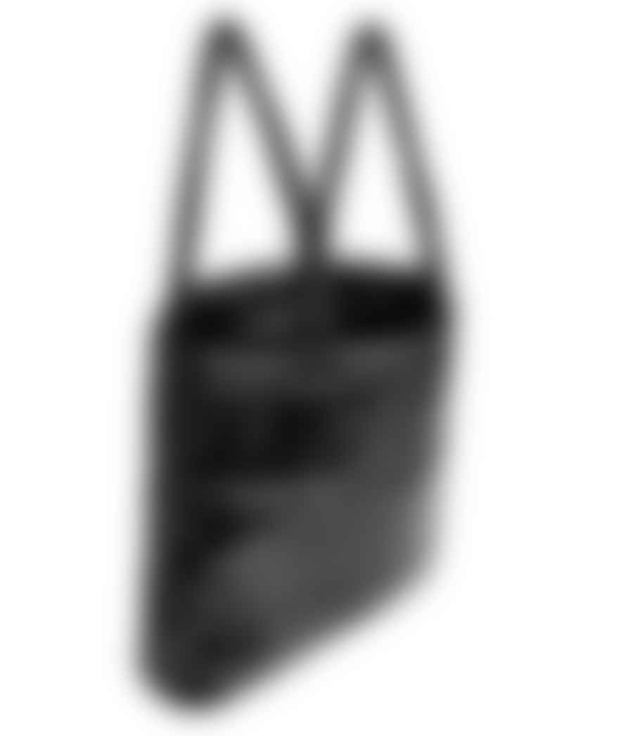 Wouf Black Glossy Tote Bag