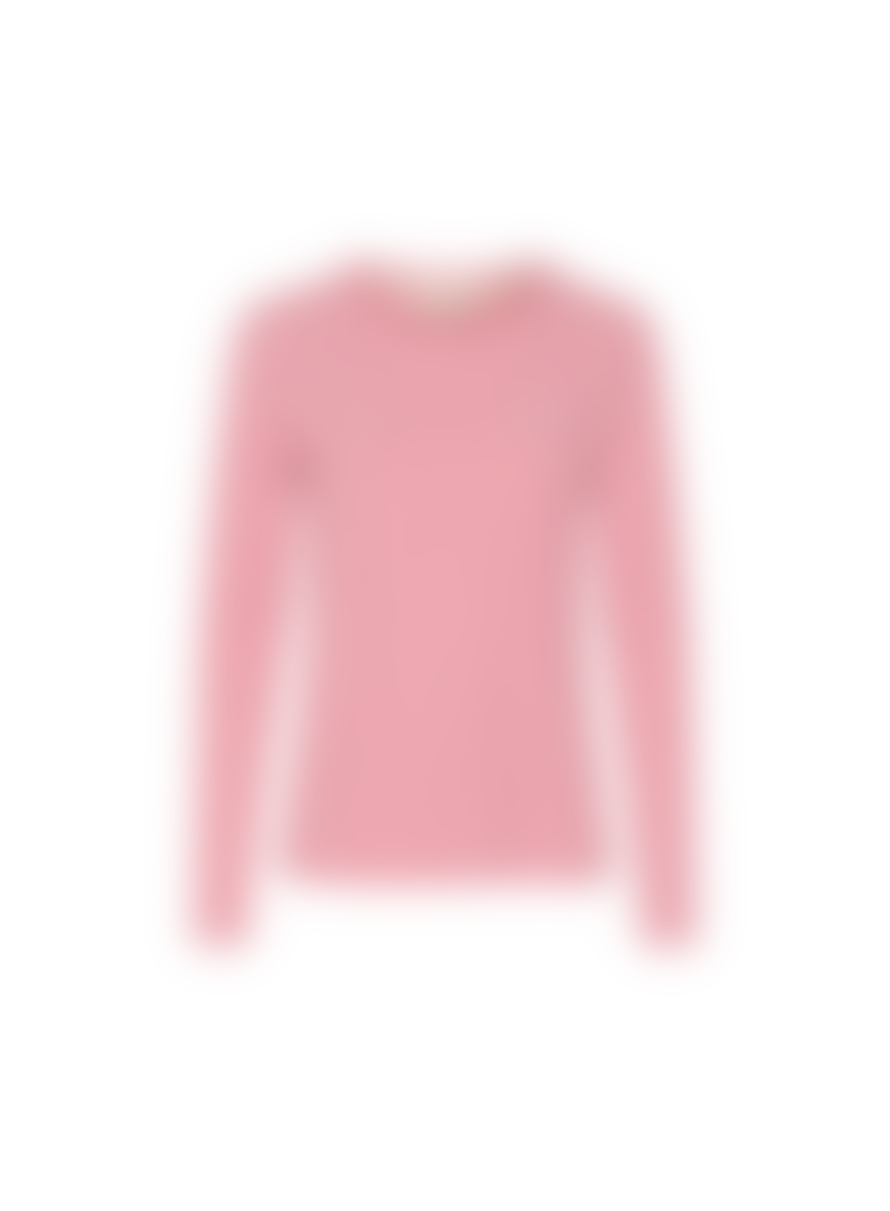 KAFFE Liddy T-shirt In Chalk/virtual Pink From