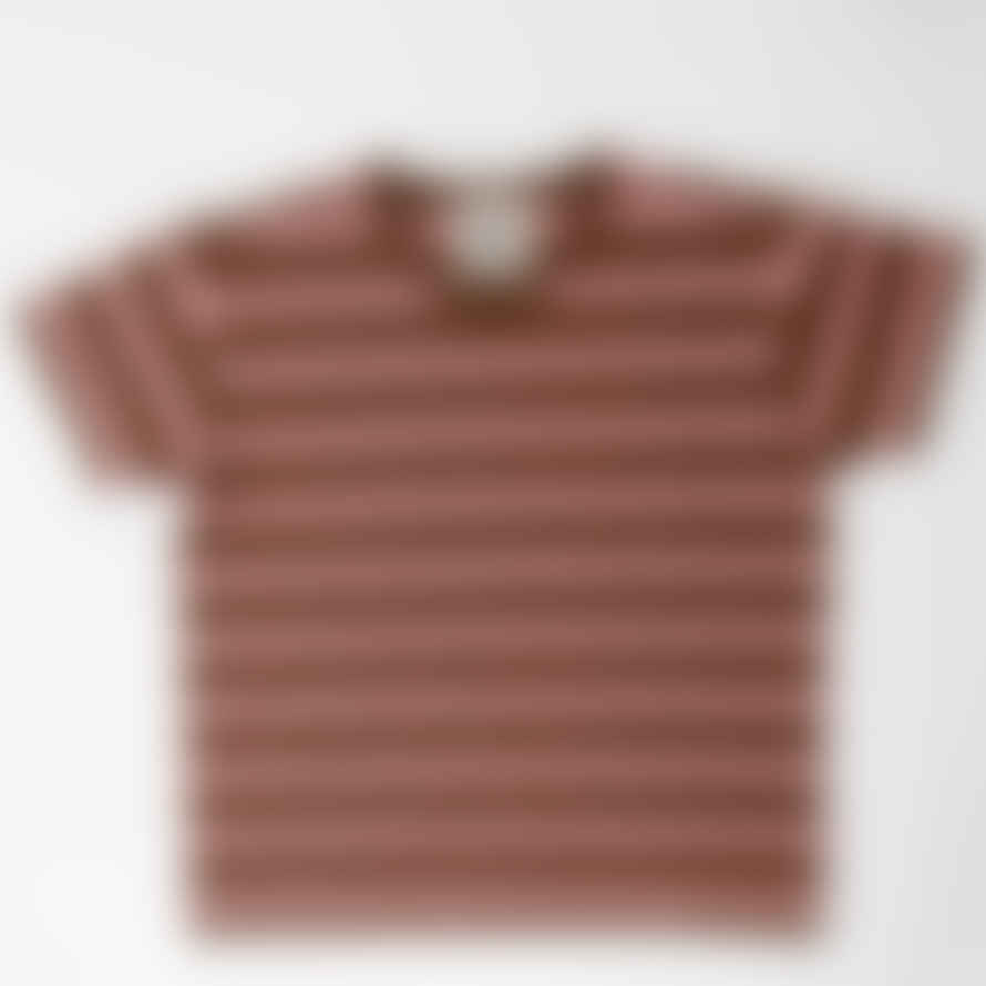 Afroart Awoc Men's Short Sleeve T-Shirt - Brown & Pink
