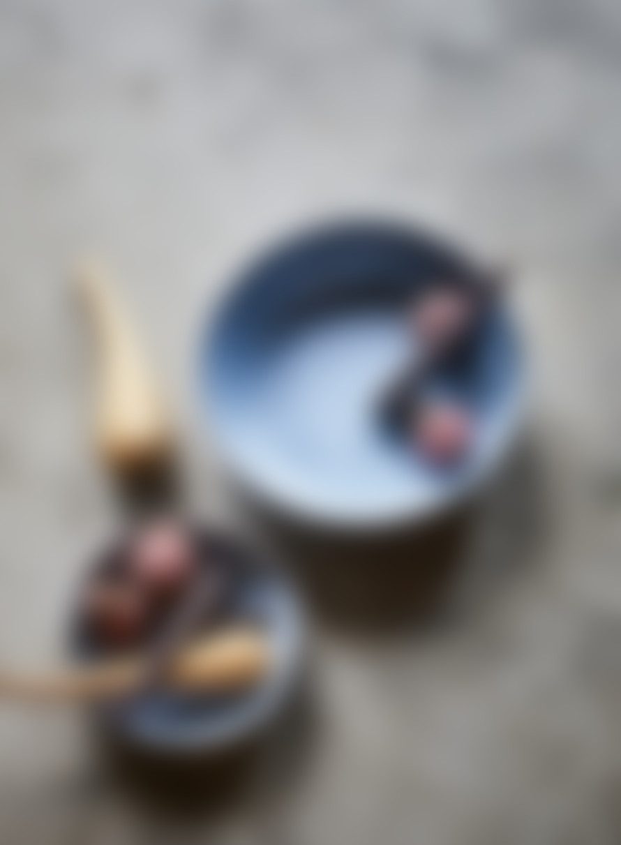 HK Living Bold & Basics Ceramics Rustic Grey Medium Bowl From