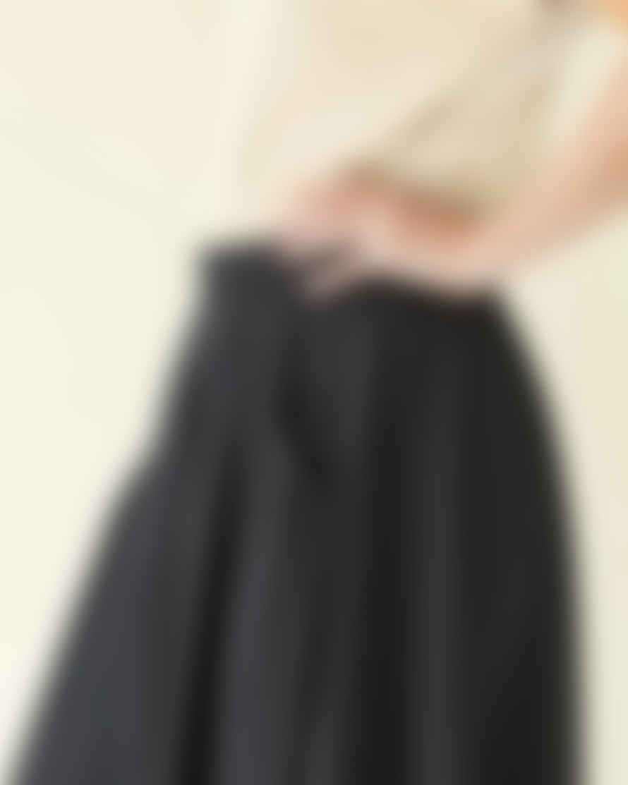 Chalk Audrey Skirt In Black