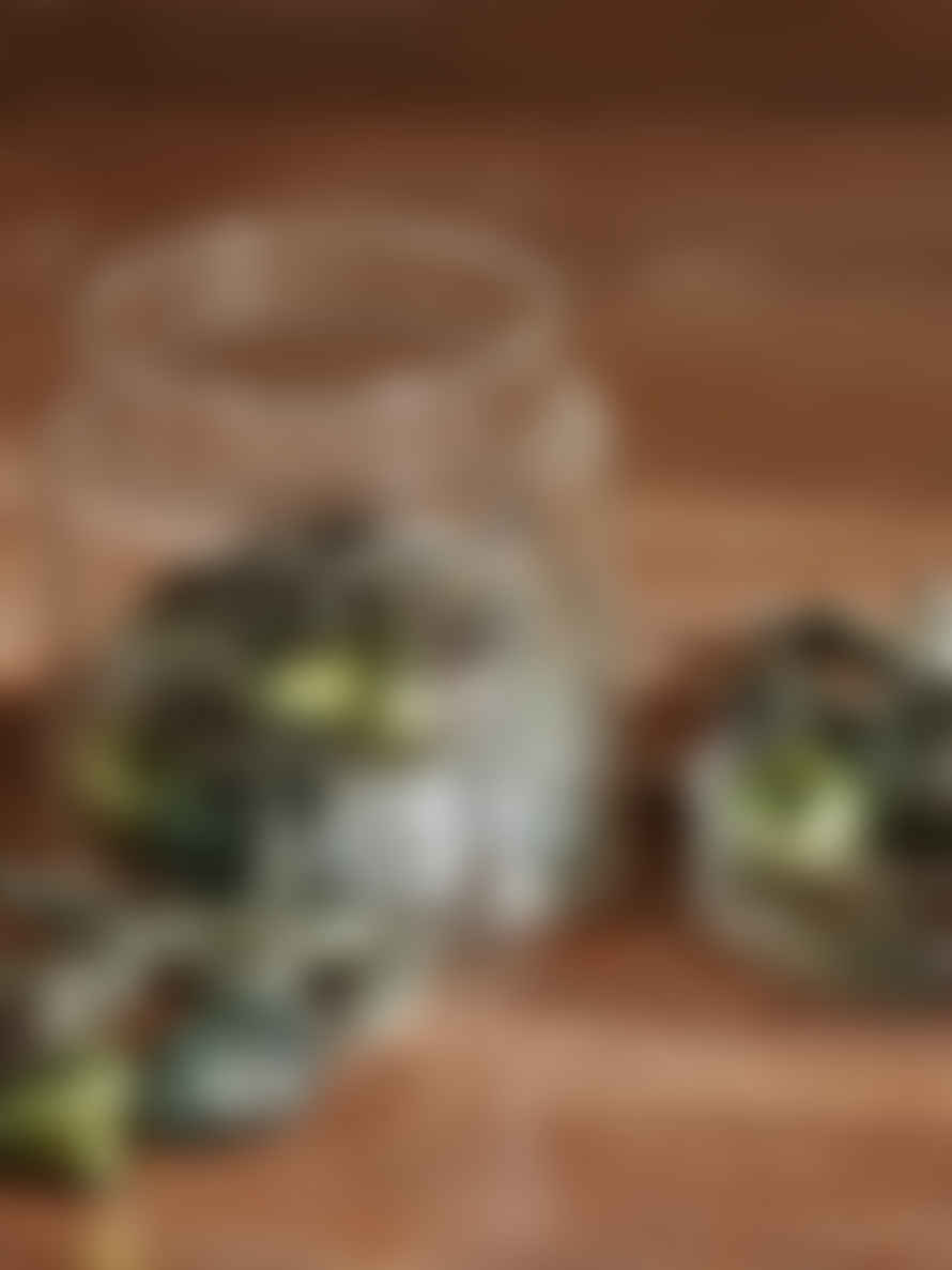 Nkuku Adisa Baubles Jar In Mixed Green