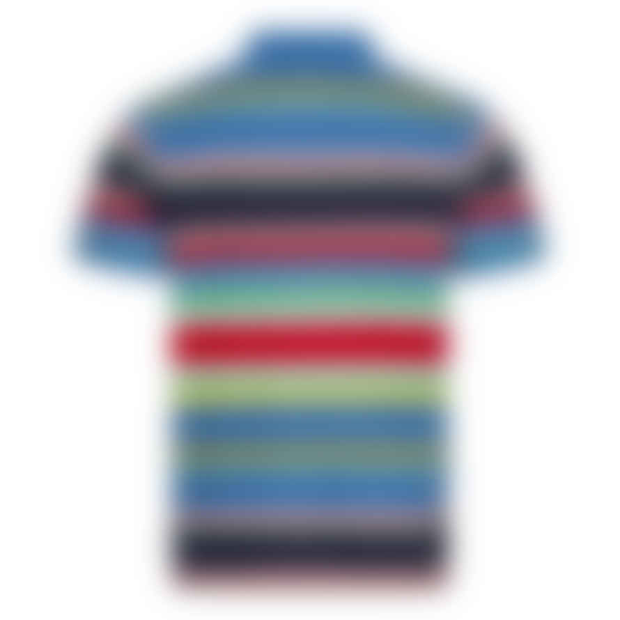 Polo Ralph Lauren Multi Stripe Polo Shirt - New England Blue