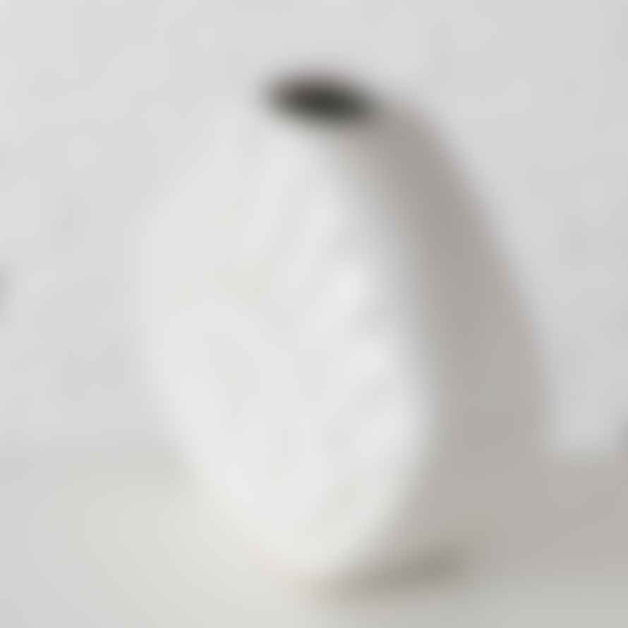 Terra Nomade Vase En Céramique Blanc – Oeil