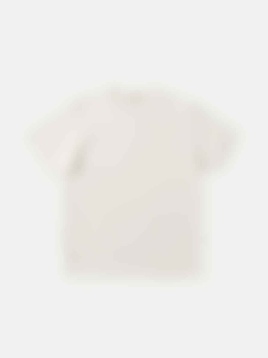 Nudie Jeans T-shirt Uno Every Day W47/chalk White