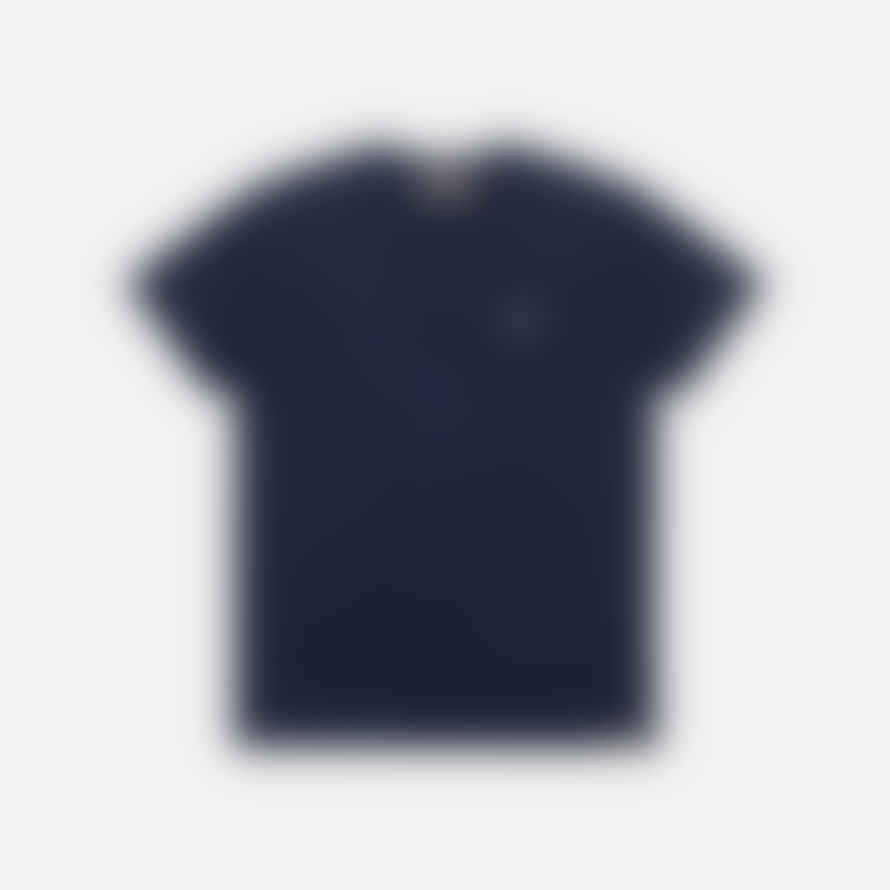 Revolution Navy-melange Regular T-shirt