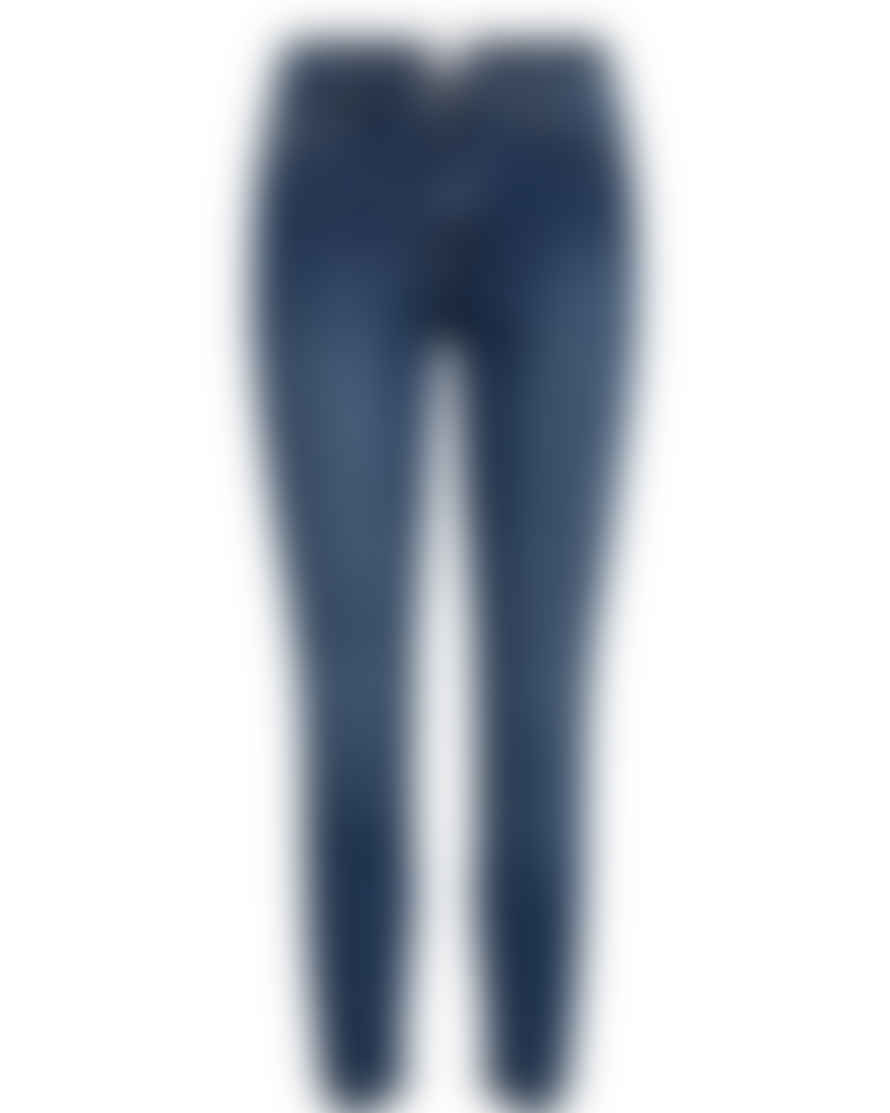 Numph Nusidney Medium Blue Denim Cropped Jeans