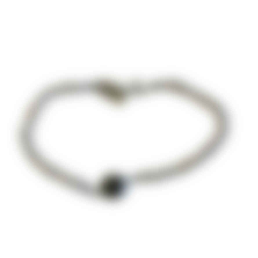 CollardManson Pearls and Black Onyx Stone Bracelet