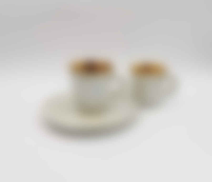 ManufacturedCulture Crema Espresso Cup In Opal White