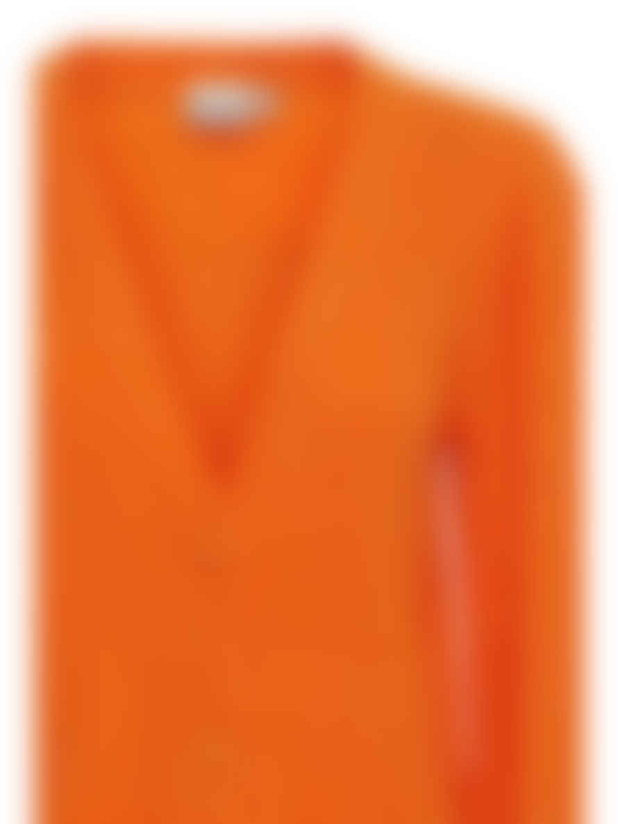 ICHI Dusty Cardigan Persimmon Orange