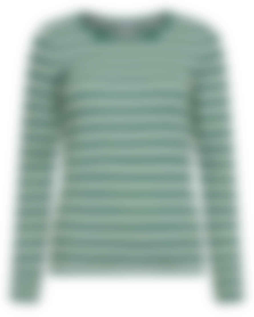 Numph Mixie Ls Blouse - Gots In Pine Green