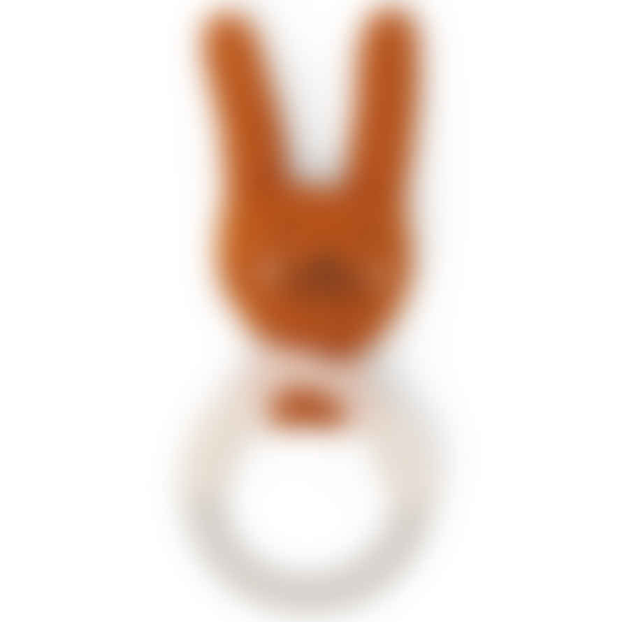 Sophie Home Cotton Knit & Silicone Teether Rattle - Rabbit