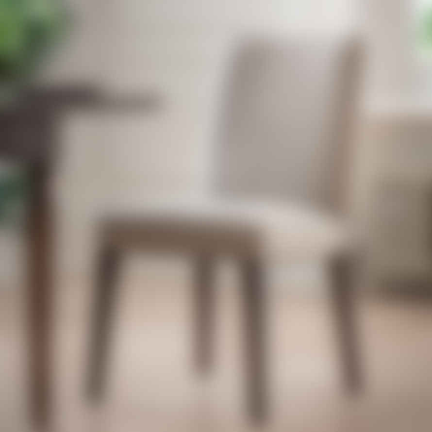 Distinctly Living A Pair Of Highgate Dining Chairs - Linen