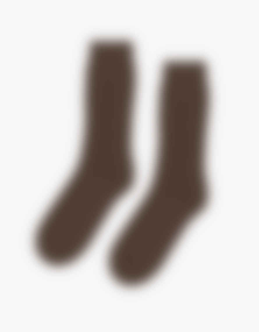 Colorful Standard Merino Wool Blend Sock - Coffee Brown