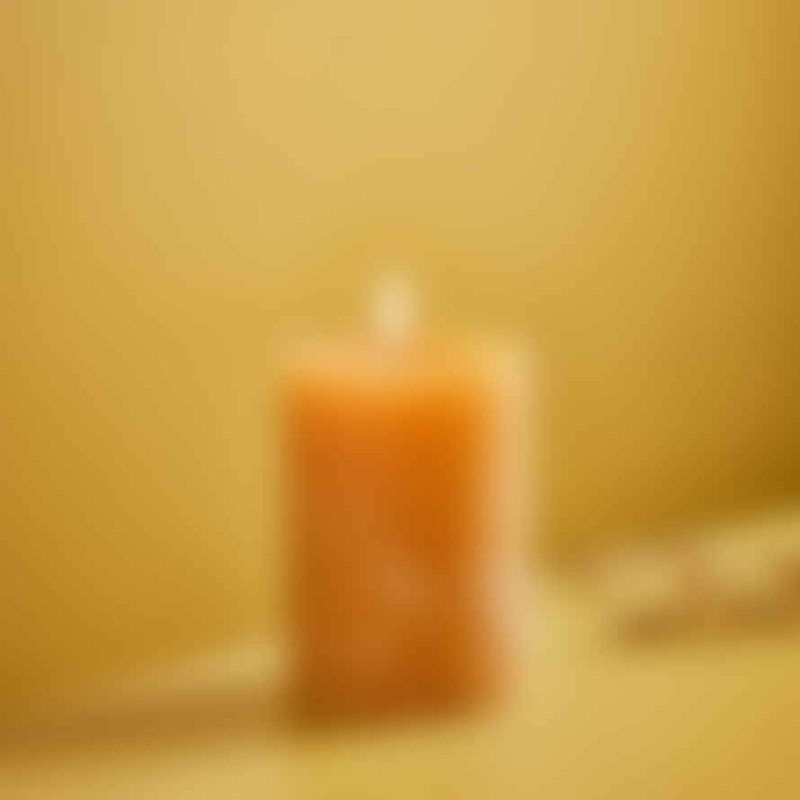 St Eval Candle Company Amber, Folk 3" X 4" Scented Pillar Candle