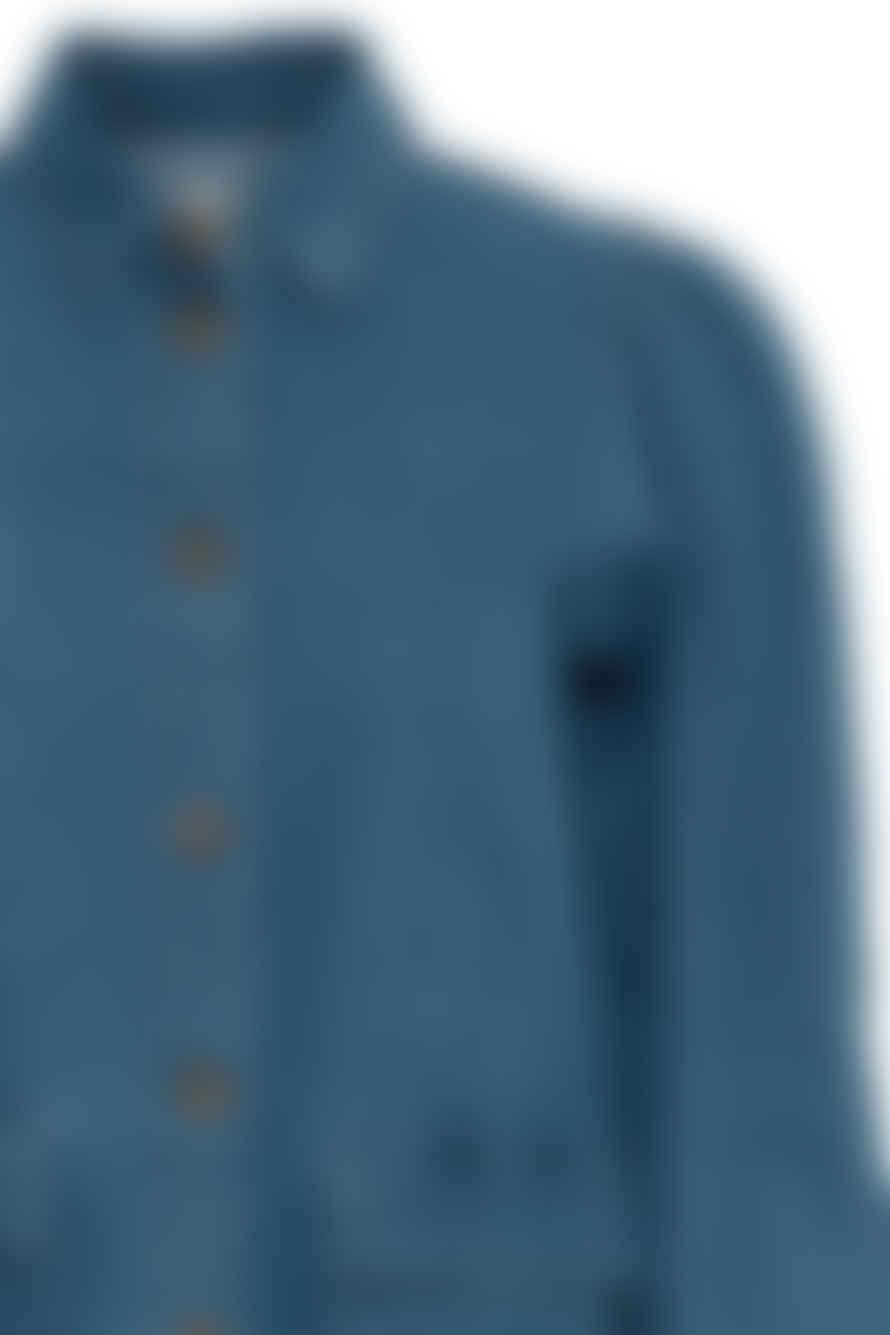 ATELIER REVE Harper Denim Jacket-Medium Blue Wash-20119907