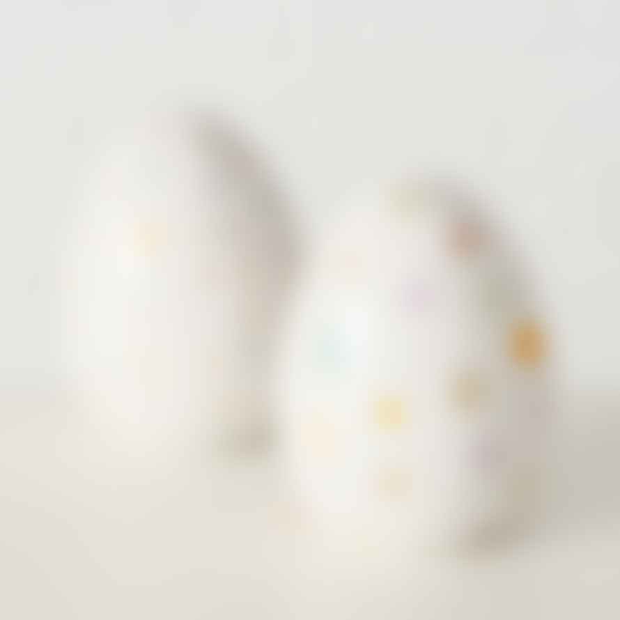 &Quirky Dotty Ceramic Easter Egg Ornament : Mini Dots or Dots