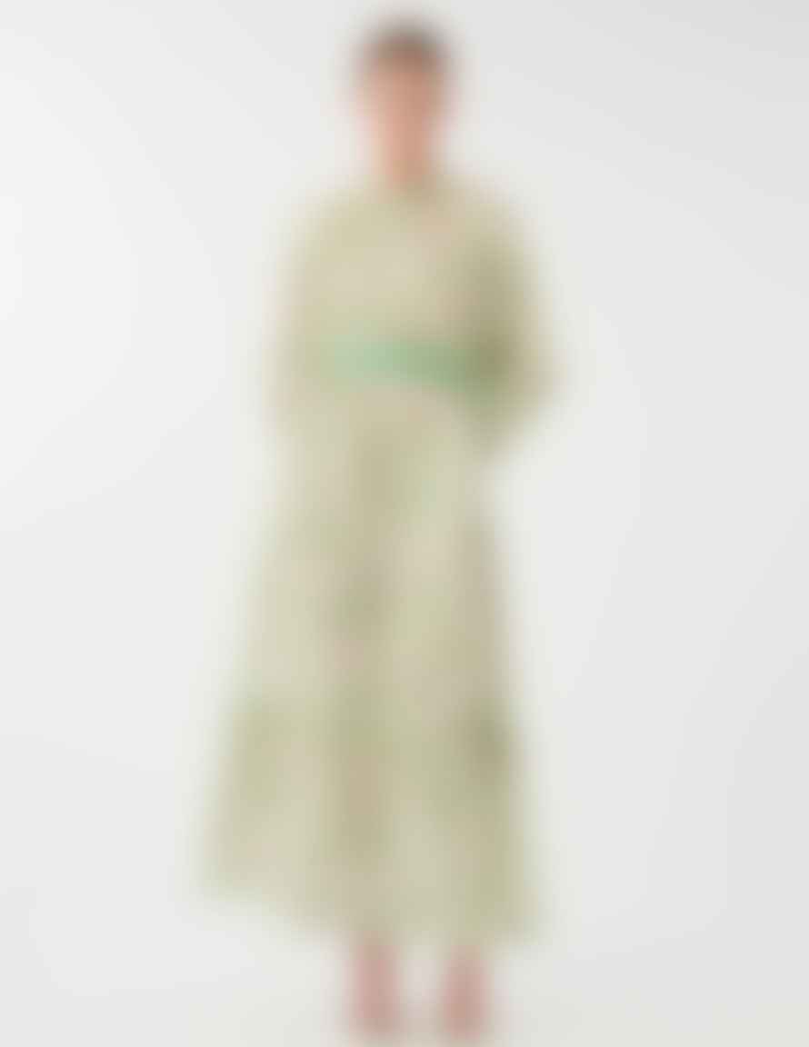 Dea Kudibal Idania Linen Dress - Paisley Green