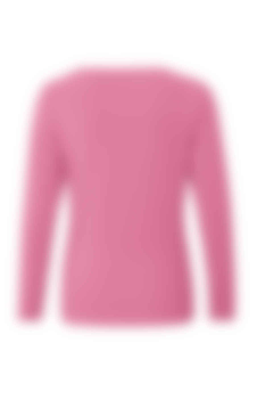Yaya Morning Glory Pink Boatneck T-shirt