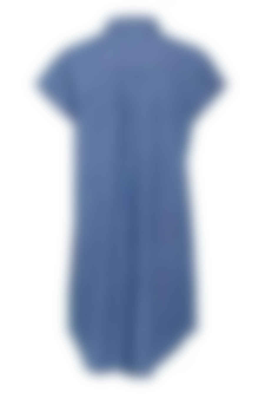Part Two Ellena Dress In Medium Blue Denim
