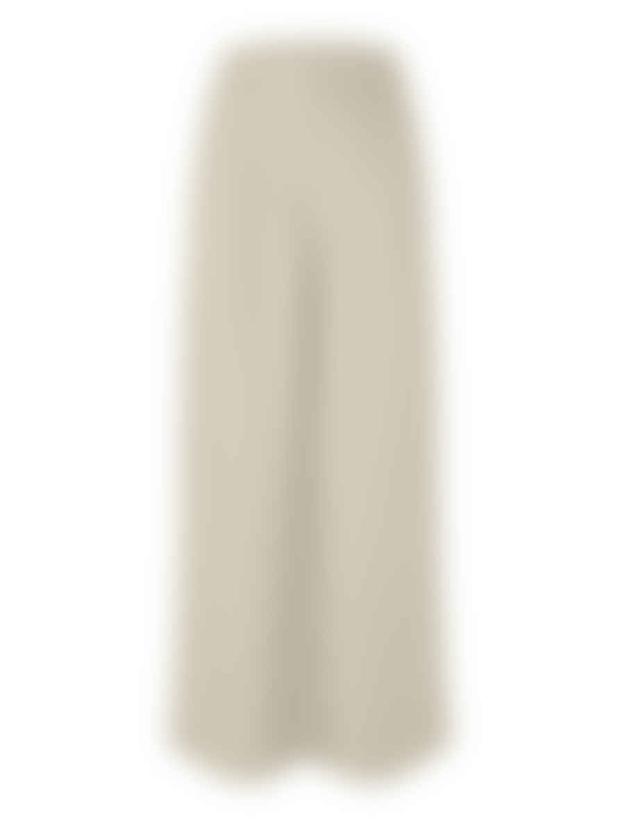 Selected Femme Slflyra Sandshell Wide Linen Trousers