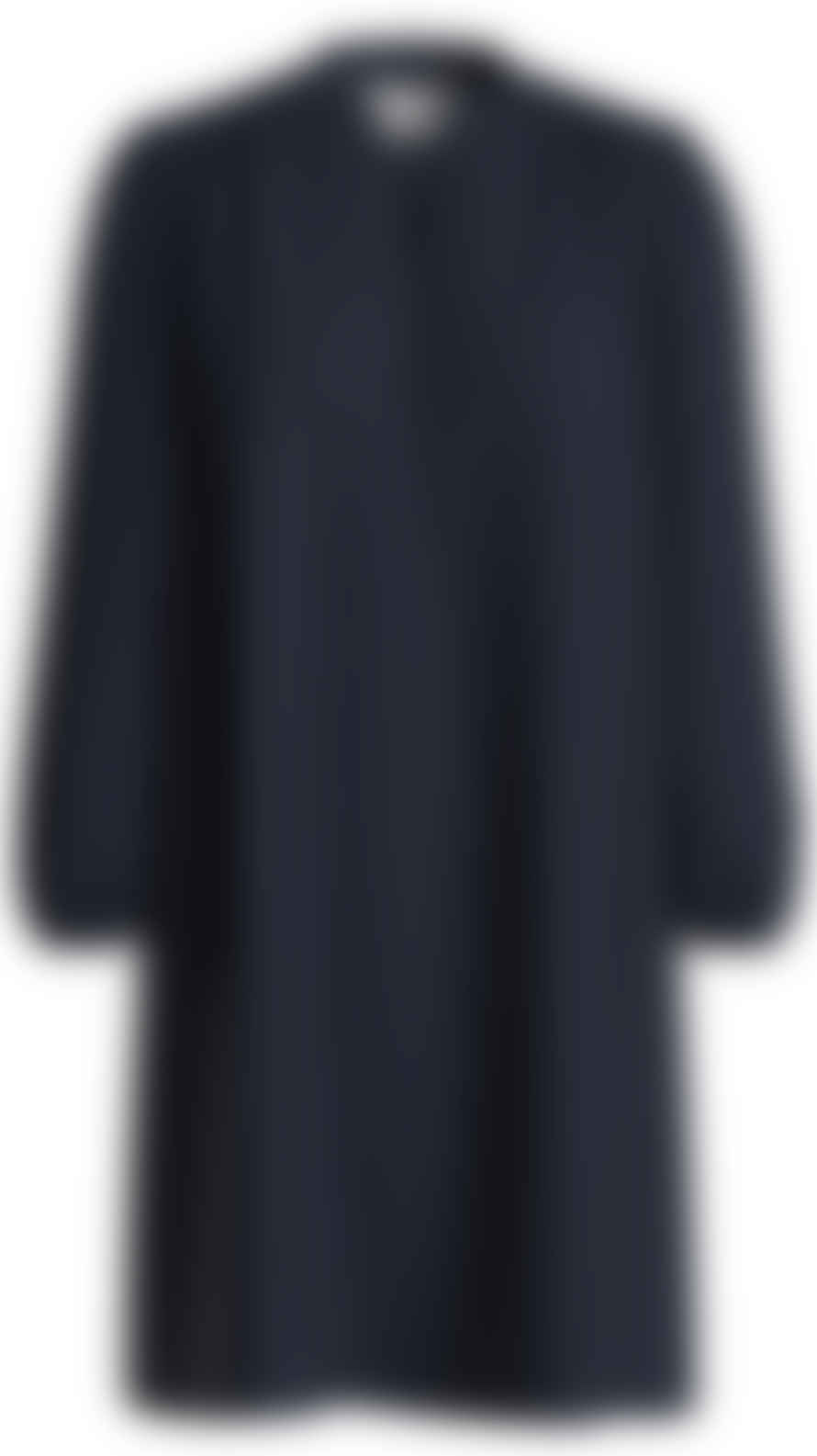 Selected Femme Slfviva Dark Sapphire Short V-neck Dress