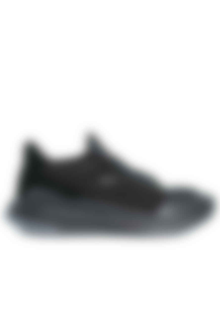 Hugo Boss Boss - Ttnm Evo All Black Trainers With Knitted Uppers & Fishbone Sole 50498904 002