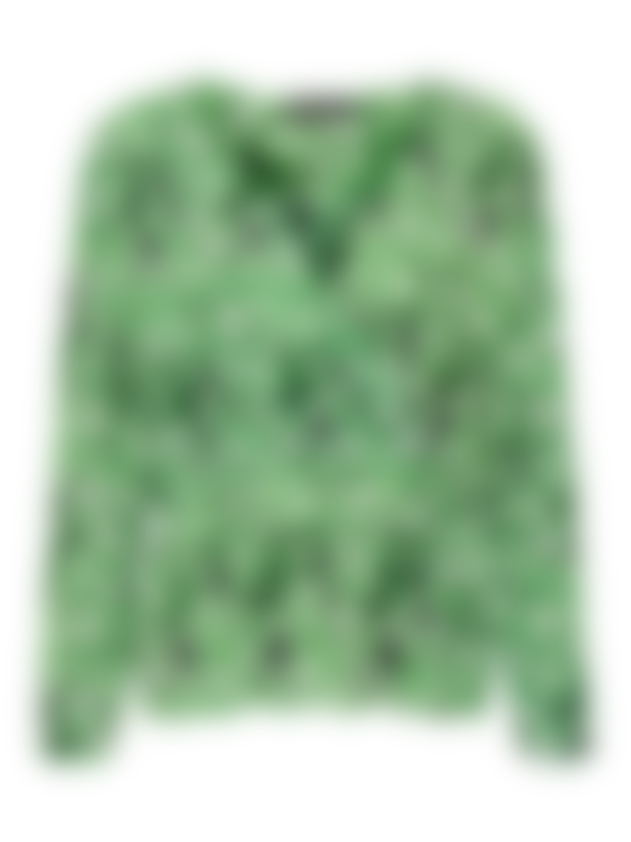Soaked in Luxury  Ina Wrap Blouse - Medium Green