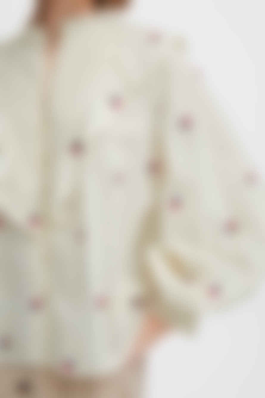 ATELIER REVE Toulouse Blouse - Flower Embroidery