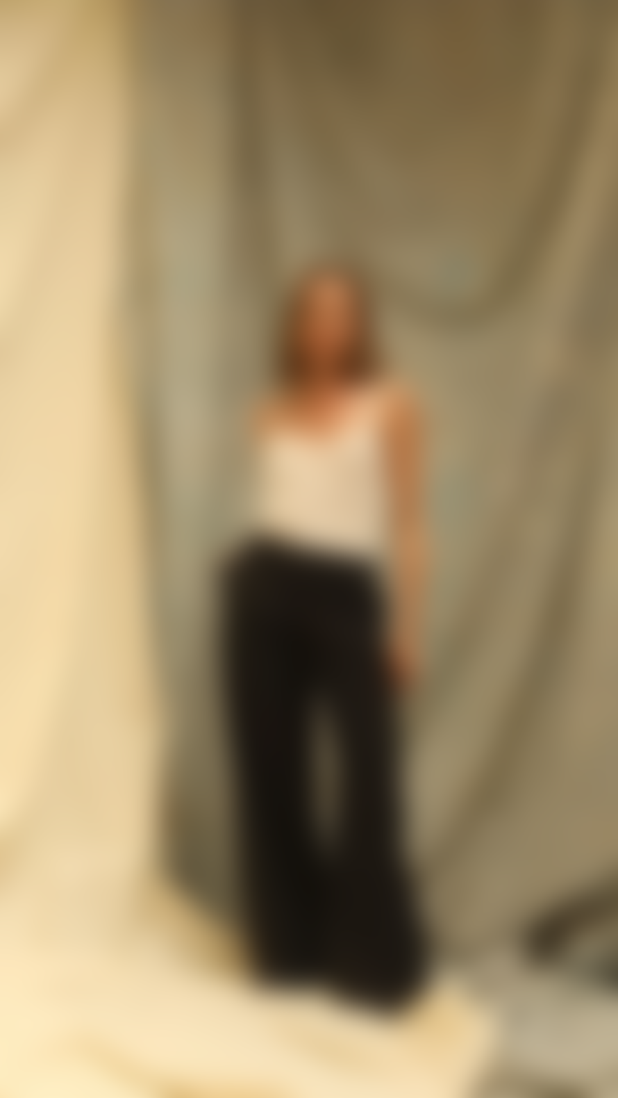 Lora Gene The Silk Wool Frankie Trousers In Black By