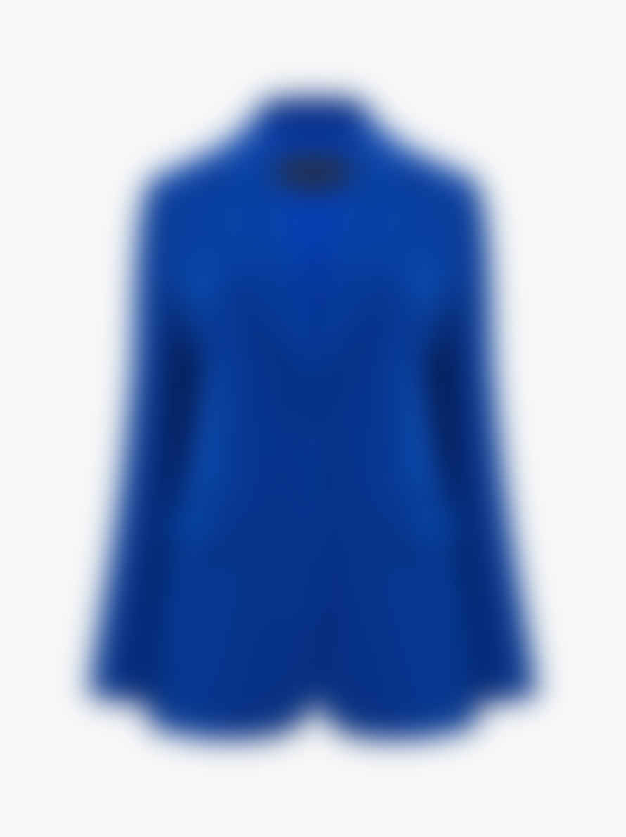 French Connection Echo Single Breasted Blazer-Cobalt Blue-75wan