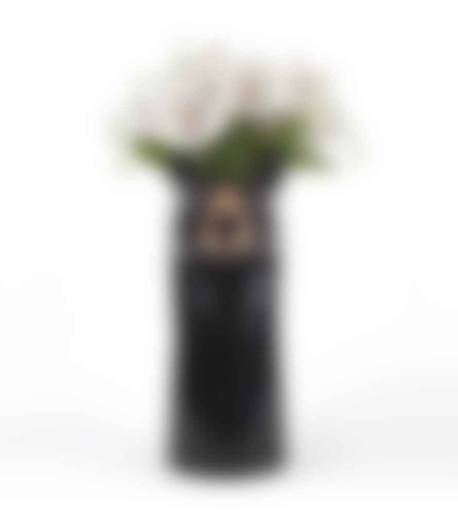 Quail Ceramics Flower vase black bear